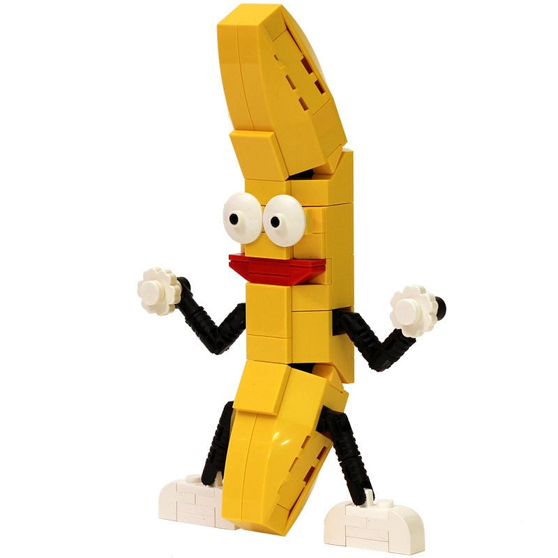 Dancing Banana Character MOC Building Kit | Fun Display Figure Model - 1