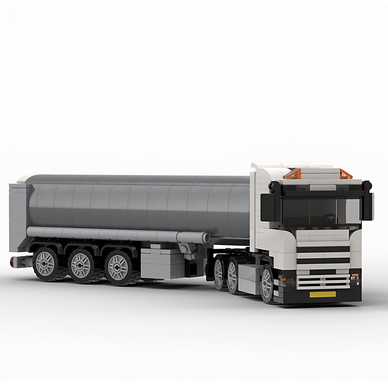 Danish Dairy Tanker Truck MOC Building Kit - 1