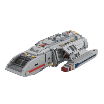 Danube Class Deep Space Runabout Exploration Transport Building Kit | LEGO-Compatible MOC - 2