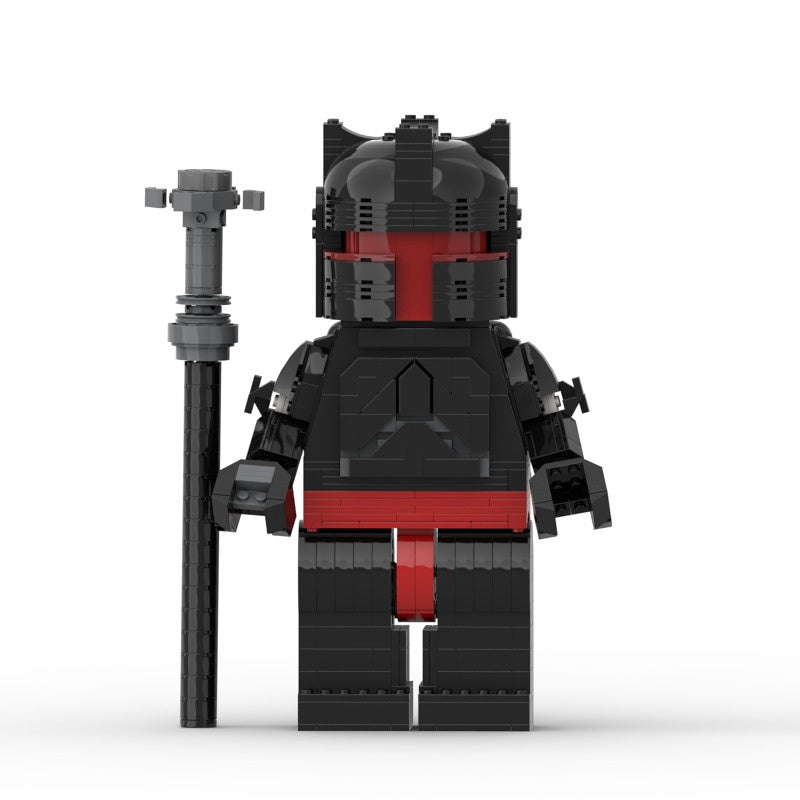 Dark Armored Commander MOC Character Figure Building Kit | Display Model - 3