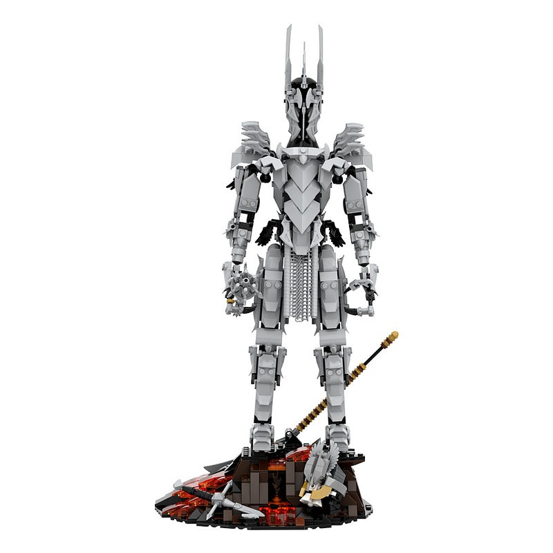 Dark Armored Overlord MOC Building Kit | Fantasy Character Figure - 1
