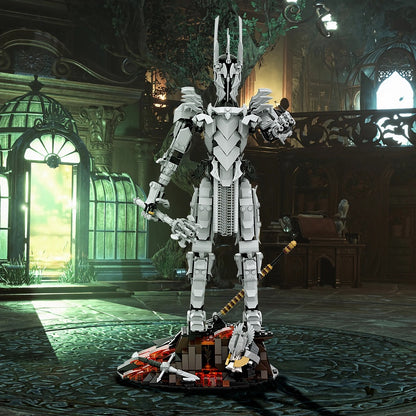 Dark Armored Overlord MOC Building Kit | Fantasy Character Figure - 3