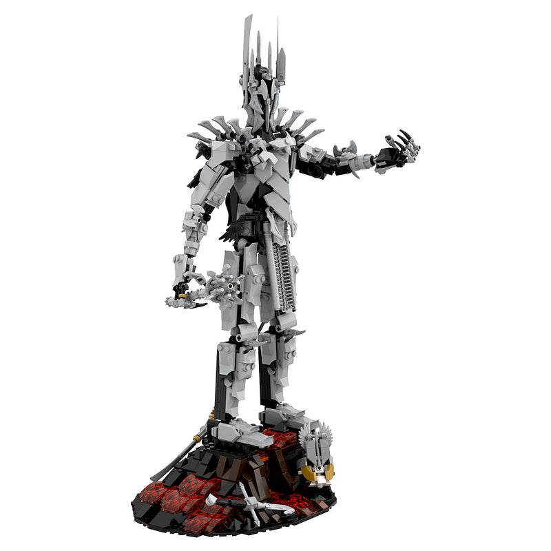 Dark Armored Overlord MOC Building Kit | Fantasy Character Figure - 6
