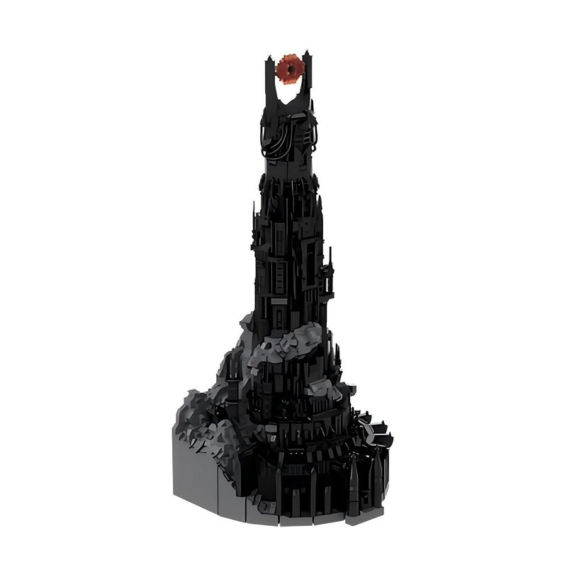 Dark Fantasy Black Tower MOC Architecture Building Kit | Fortress Model - 1