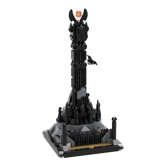 Dark Fantasy Citadel Tower MOC Building Kit | Castle Architecture Model - 1