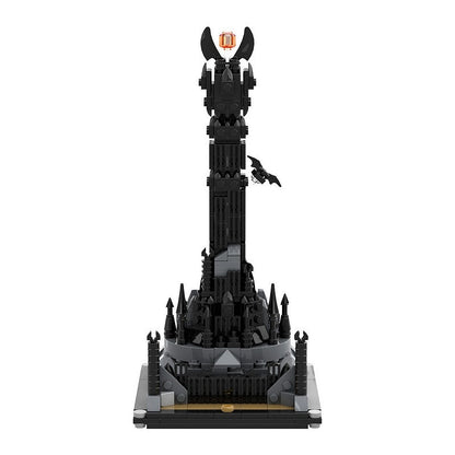 Dark Fantasy Citadel Tower MOC Building Kit | Castle Architecture Model - 2