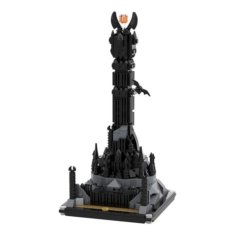 Dark Fantasy Citadel Tower MOC Building Kit | Castle Architecture Model - 3
