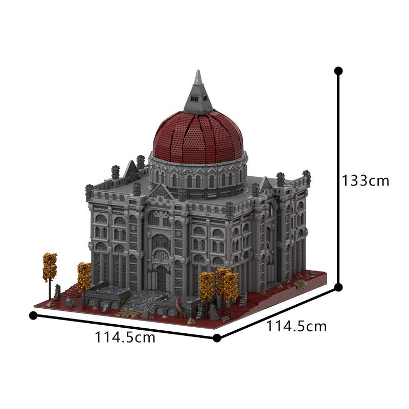 Dark Fantasy Cursed Sanctuary Building Kit | LEGO-Compatible MOC - 4
