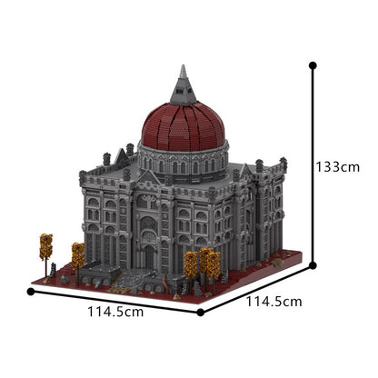 Dark Fantasy Cursed Sanctuary Building Kit | LEGO-Compatible MOC - 4