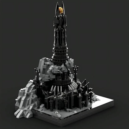 Dark Fantasy Fortress Tower MOC Miniature Architecture Building Kit - 2