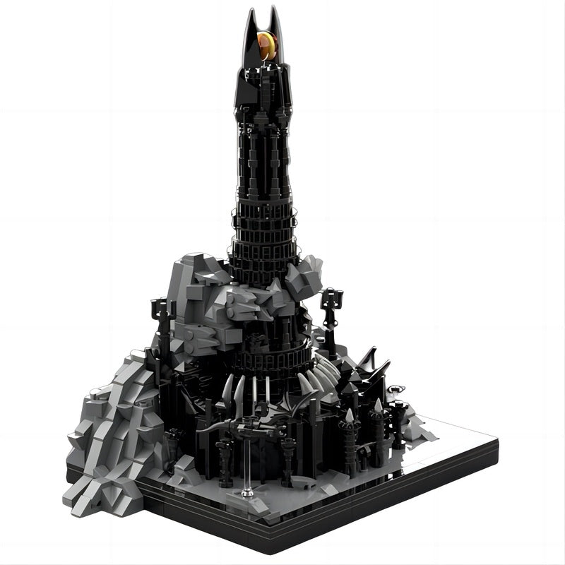 Dark Fantasy Fortress Tower MOC Miniature Architecture Building Kit - 3