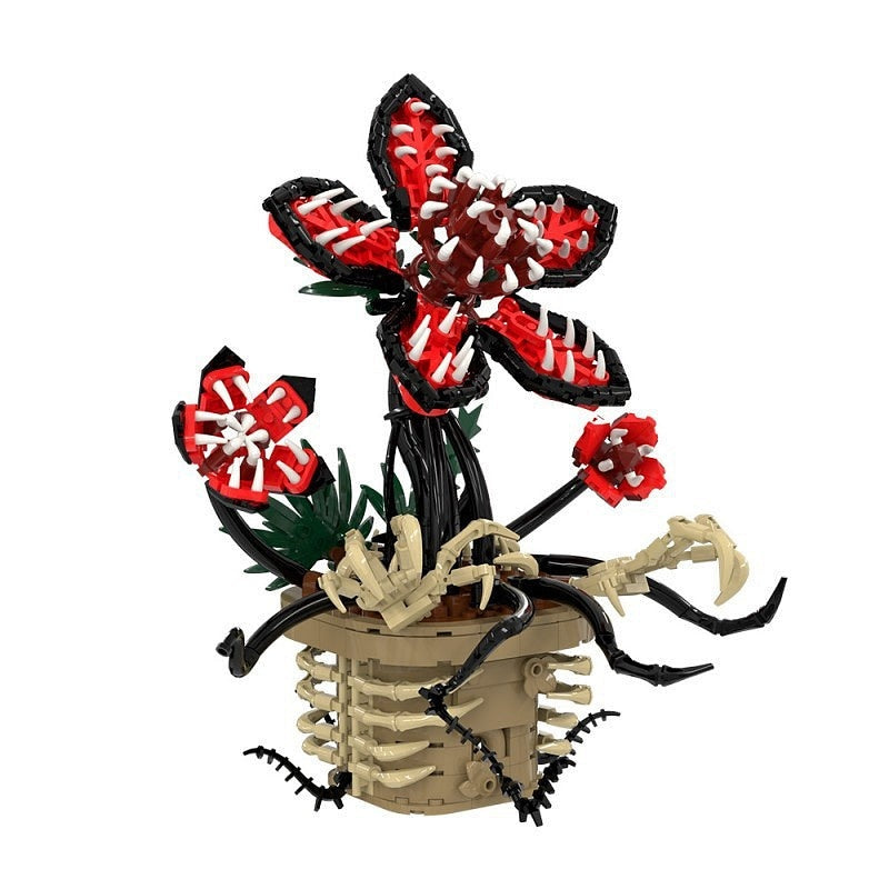 Dark Fantasy Glowing Plant MOC Building Kit | Mystery Flora Display - 2