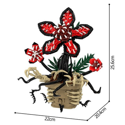 Dark Fantasy Glowing Plant MOC Building Kit | Mystery Flora Display - 4