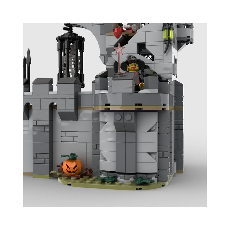Dark Fantasy Knight Castle MOC Haunted Fortress Building Kit - 5