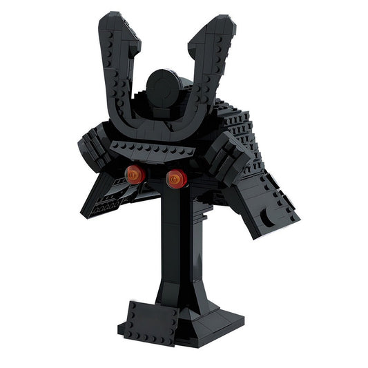 Dark Fantasy Warrior Helmet MOC Display Building Kit - 1