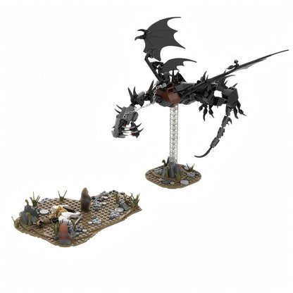 Dark Fantasy Wraith King MOC Battle Diorama Building Kit - 1