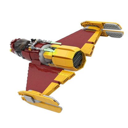 Dark Force Apprentice Starfighter MOC Spacecraft Building Kit - 1