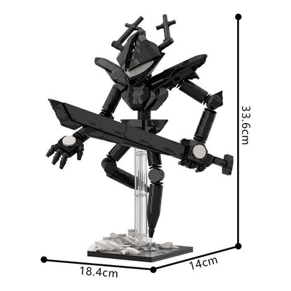 Dark Fountain Knight MOC Fantasy Character Building Kit - 5