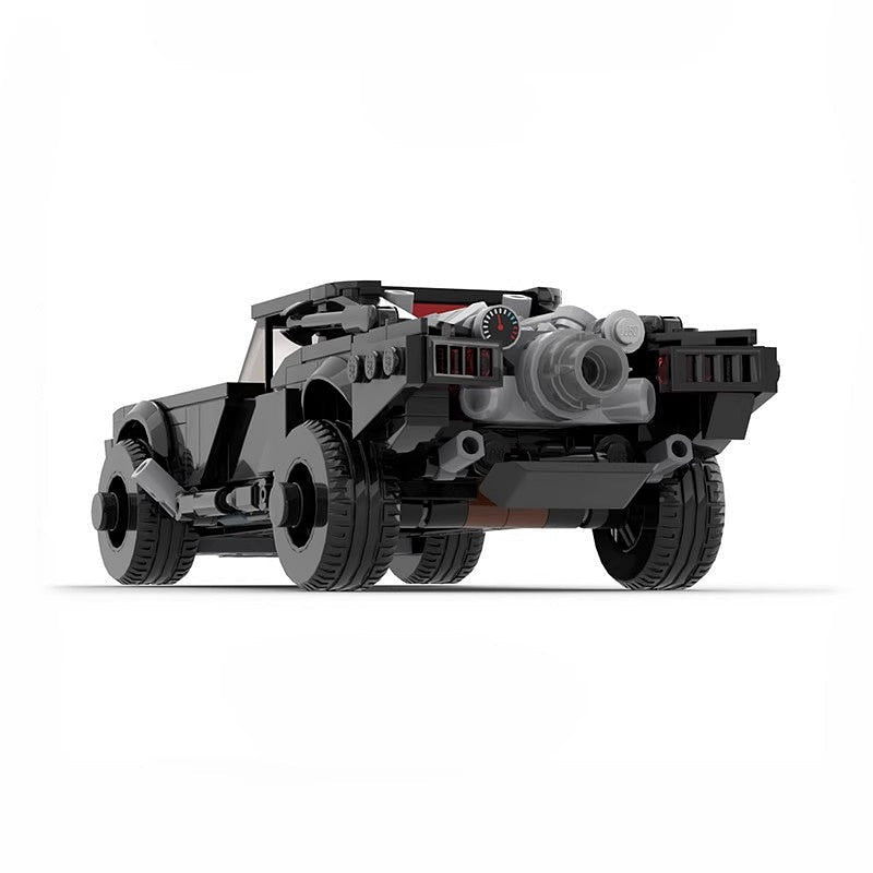 Dark Hero Armored Supercar MOC Building Kit | Futuristic Vehicle Model - 4