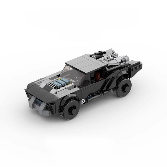 Dark Hero Armored Vigilante Supercar Building Kit | LEGO-Compatible MOC - 1