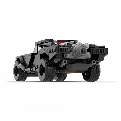 Dark Hero Armored Vigilante Supercar Building Kit | LEGO-Compatible MOC - 4