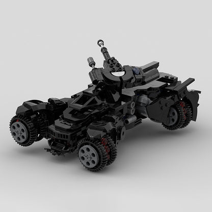 Dark Knight Arkham Vigilante Tactical Supercar Building Kit | LEGO-Compatible MOC - 2