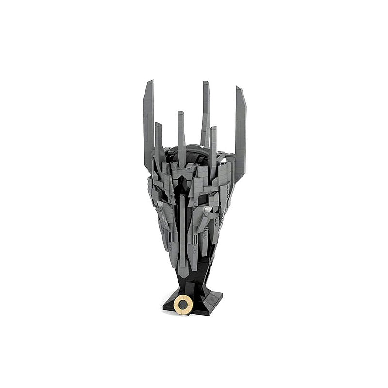 Dark Lord Fantasy Helmet Building Kit | LEGO-Compatible MOC - 1