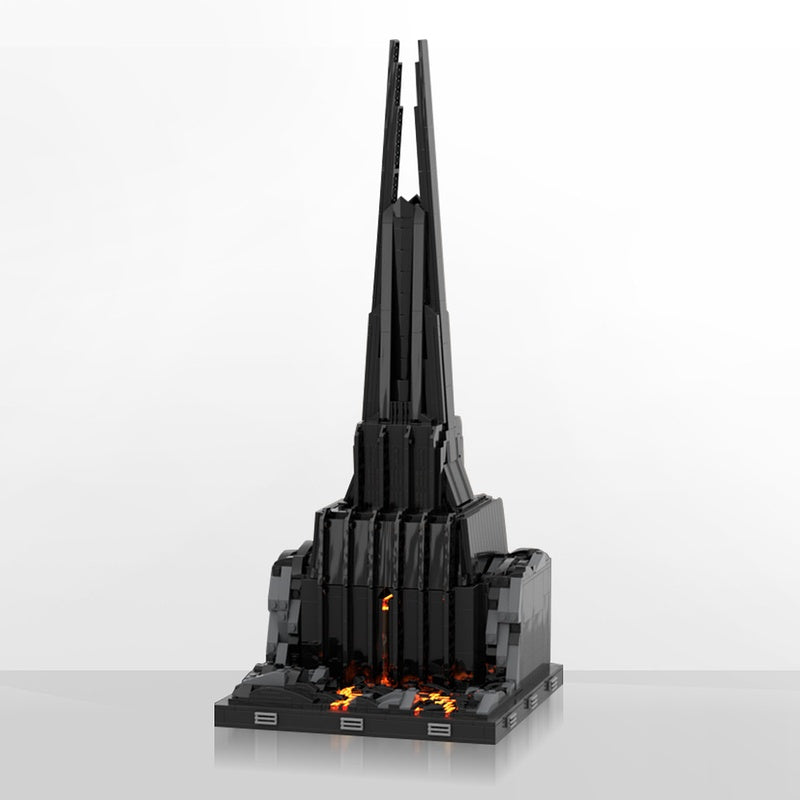 Dark Lord Volcanic Fortress Building Kit | LEGO-Compatible MOC - 1