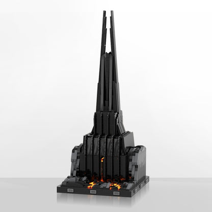 Dark Lord Volcanic Fortress Building Kit | LEGO-Compatible MOC - 1