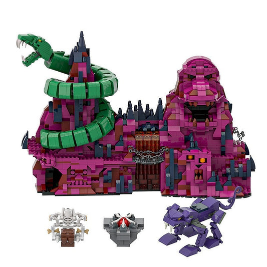 Dark Sorcerer Snake Mountain MOC Fantasy Building Kit - 1