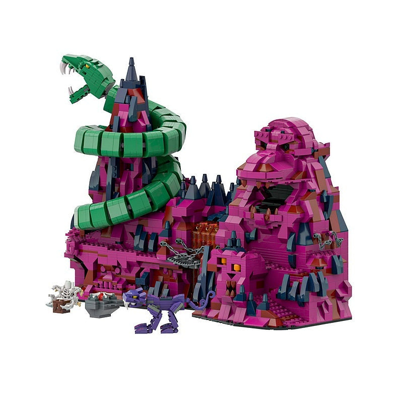 Dark Sorcerer Snake Mountain MOC Fantasy Building Kit - 2