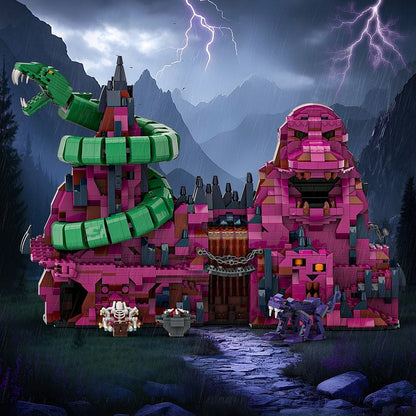 Dark Sorcerer Snake Mountain MOC Fantasy Building Kit - 5