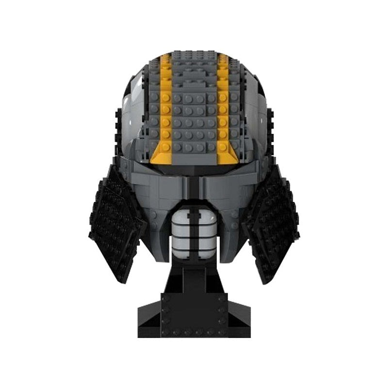 Dark Space Apprentice Helmet MOC Sci-Fi Character Building Kit - 1