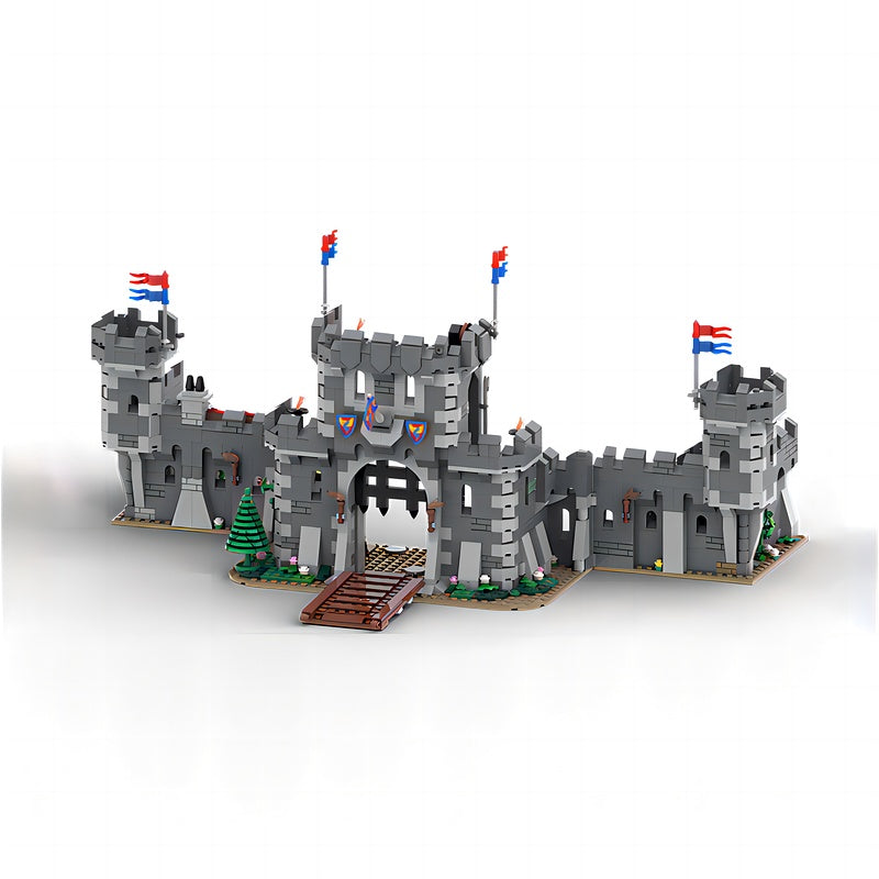 Dark Stone Medieval Castle MOC Fortress Building Kit - 2