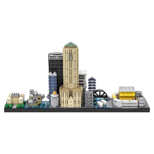 Dark Vigilante City Knight Skyline Architecture Building Kit | LEGO-Compatible MOC - 1