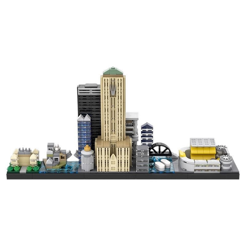 Dark Vigilante City Knight Skyline Architecture Building Kit | LEGO-Compatible MOC - 3