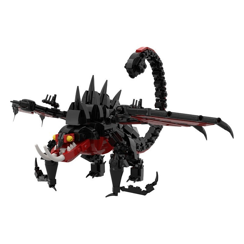 Dark Wing Venom Dragon MOC Building Kit | Fantasy Creature Model - 4