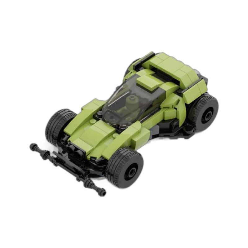 DASH Cannonball MOC Racing Car Building Kit | 8 Stud Wide Vehicle - 4