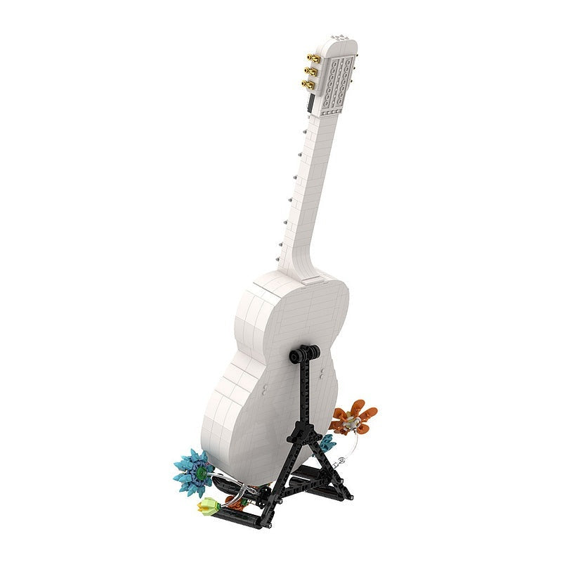 Day Of The Dead Festival Guitar MOC Building Kit | Decorative Music Model - 5