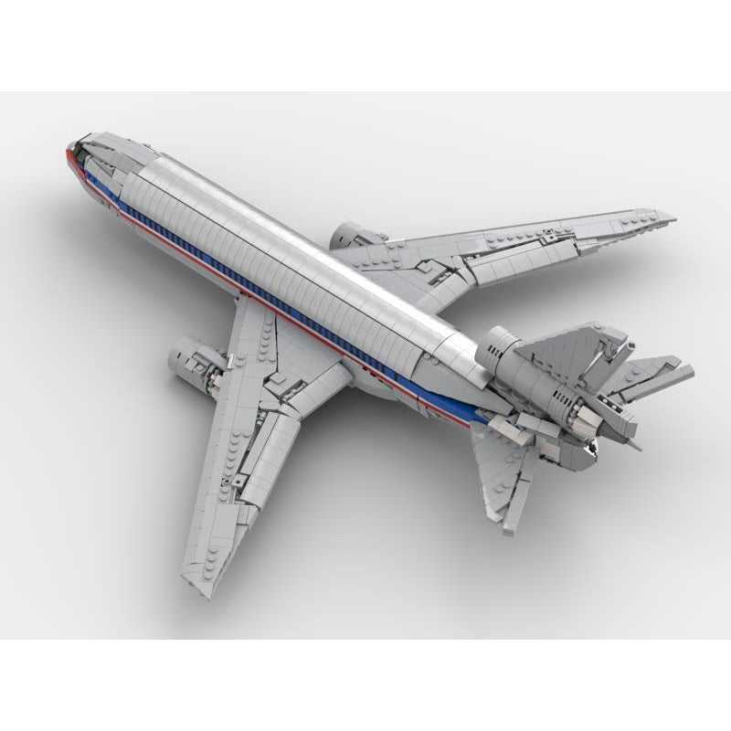 DC-10 Tri-Jet Widebody Passenger Airliner MOC Building Kit - 5