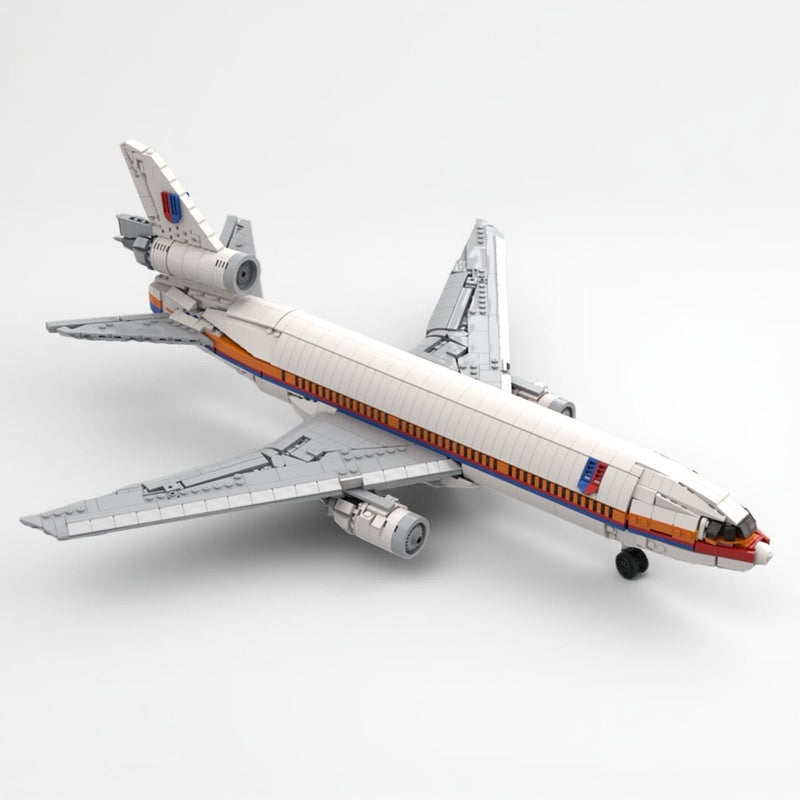 DC-10 Tri-Jet Widebody Passenger Airliner MOC Building Kit - 6