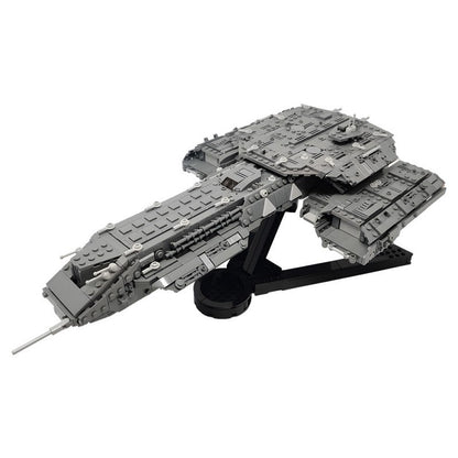 Deep Space Battle Carrier Midi Scale Building Kit | LEGO-Compatible MOC - 2