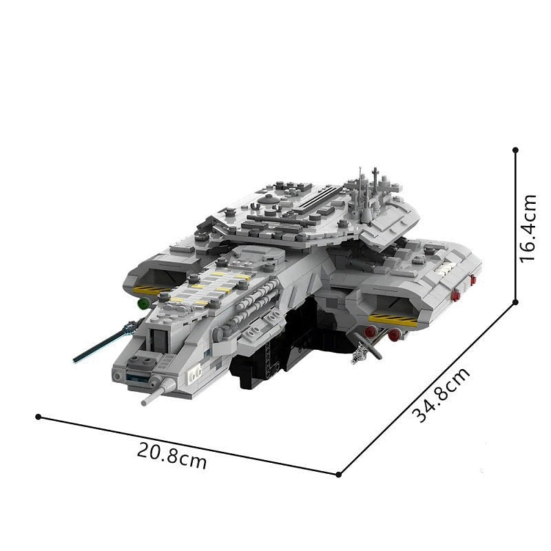Deep Space Capital Starship MOC Spaceship Building Kit - 4