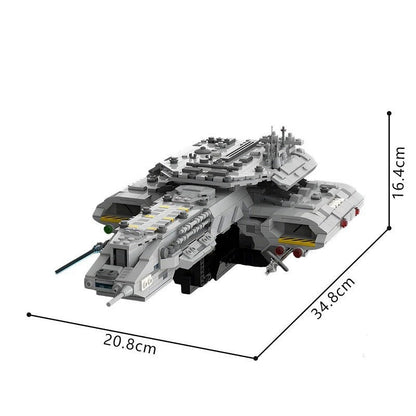 Deep Space Capital Starship MOC Spaceship Building Kit - 4