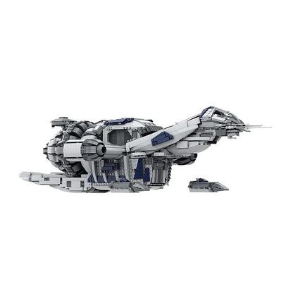 Deep Space Transport Vessel Building Kit | LEGO-Compatible Smuggler Ship MOC - 4