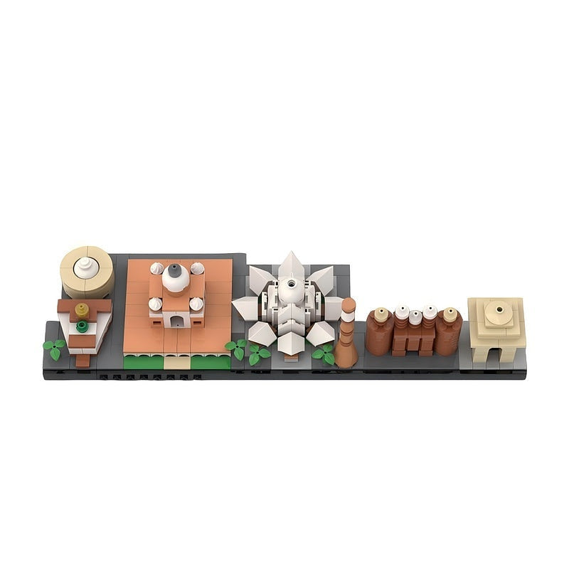 Delhi Skyline MOC Building Kit | India Landmark Architecture Model Set - 3