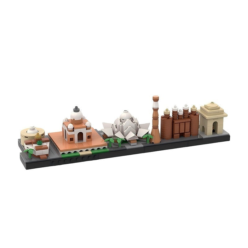 Delhi Skyline MOC Building Kit | India Landmark Architecture Model Set - 4