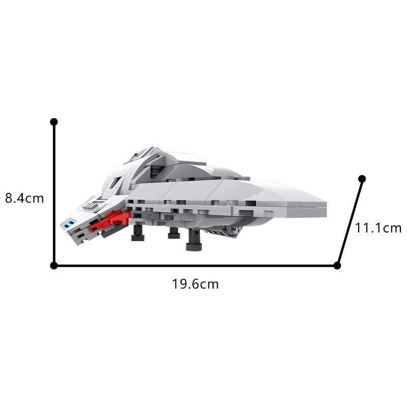 Delta Flyer Space Shuttle Building Kit | LEGO-Compatible MOC - 4