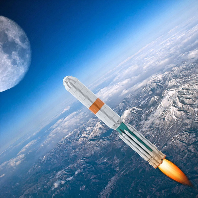Delta III Rocket MOC Building Kit | 1:110 Scale Launch Vehicle - 7