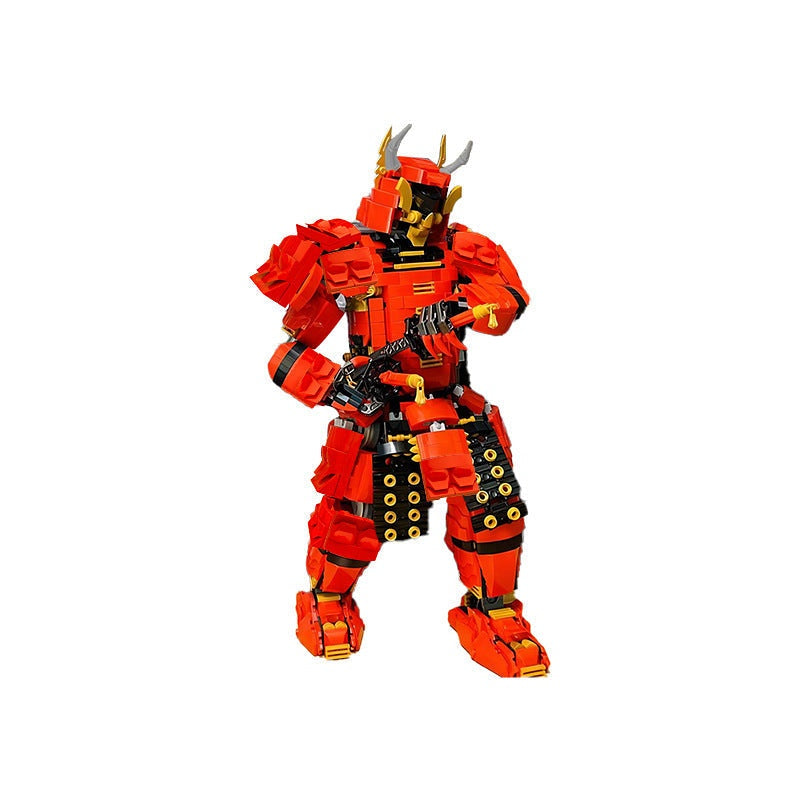 Demon Samurai Mech MOC Building Kit | Fantasy Robot Figure Model - 2